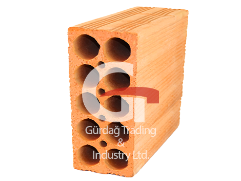 Standart Yuvarlak Delikli 25'lik Tuğla